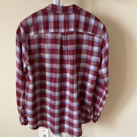 Xirena oversized cotton plaid button down shirt, size XS - Picture 2 of 8